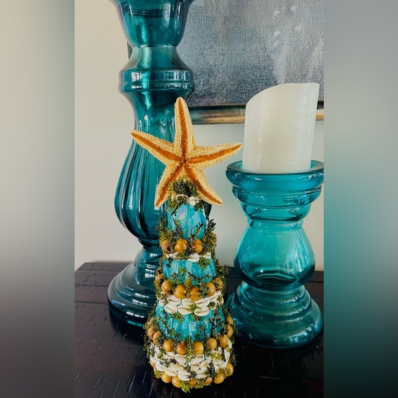 Aurora Quartz and seashell holiday tree - Picture 4 of 9